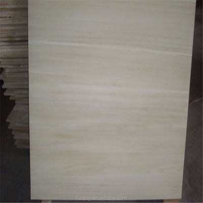 Fin Meubles Décoration intérieure bois de paulownia planche bois massif naturel pour hôtel
