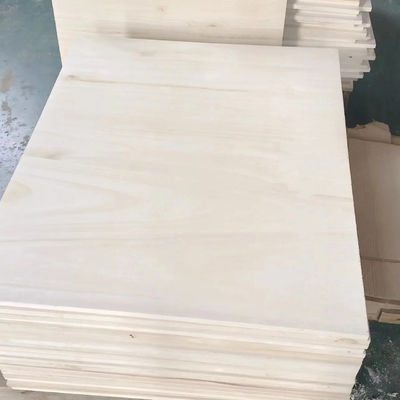 Meubles d'hôtel en paulownia blanchissable en bois massif droit dont la longueur est personnalisable