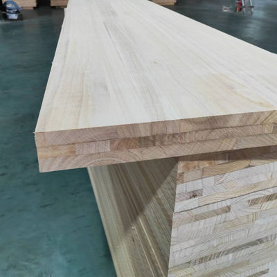 Panneau de paulownia en bois massif multicouche de taille personnalisée et épaisseur 3 mm-50 mm