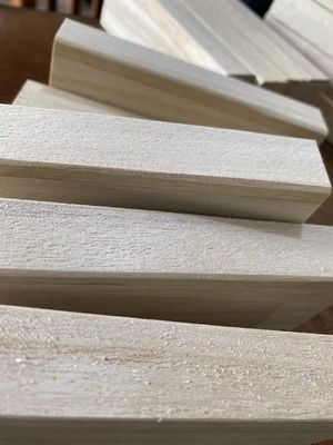 Blocs de jouets de construction en bois de Paulownia avec épaisseur personnalisée