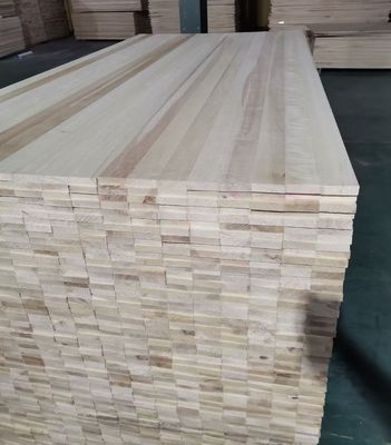 2440x1220 ou personnalisé E0 Collage bois massif planche de peuplier de qualité AA Taille personnalisée