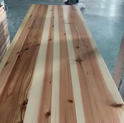 Panneau joint en bois massif peint sur mesure de 12 à 30 mm AB Grade pour panneau de cèdre de sapin