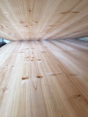Panneau joint en bois massif peint sur mesure de 12 à 30 mm AB Grade pour panneau de cèdre de sapin