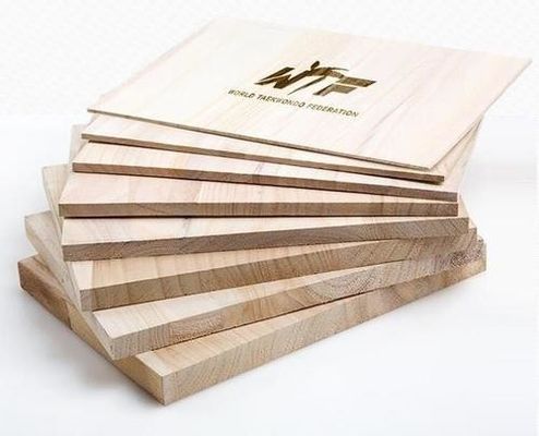 Logo personnalisé Taekwondo planche en bois pour la planche de rupture dans l'équipement sportif