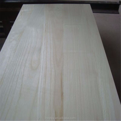 Fin Meubles Décoration intérieure bois de paulownia planche bois massif naturel pour hôtel