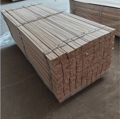 Paulownia Batten Triangle Carré Chamfer bandes de bois avec capacité de solution de projet