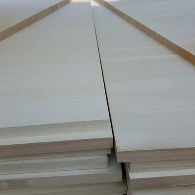 Taille personnalisée Paulownia Bois joint avec bois massif de couleur naturelle