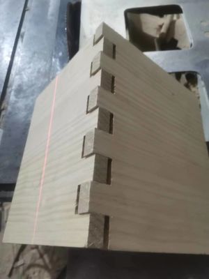 Taille personnalisée Boîte de nid d'abeille naturel/blanchi Boîte de ruche en bois de pin avec quatre cadres