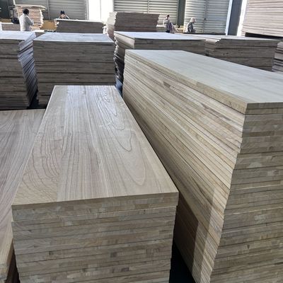 Taille personnalisée Panneau en bois massif Paulownia Poivre de pin pour la décoration intérieure