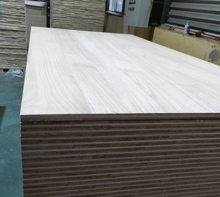 Panneau de table en bois de paulownia certifié FSC en 2440x1220 ou 1200x600 ou taille personnalisée