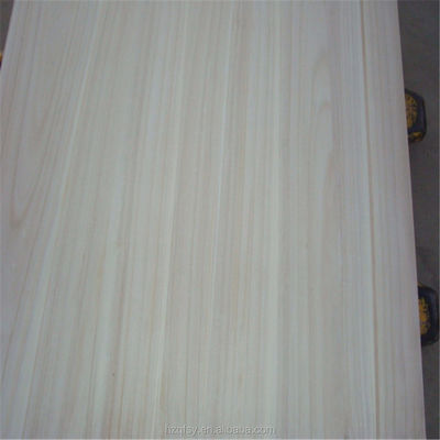 Surface poncée bois de paulownia lisse Prix pour les besoins de décoration de maison de couleur naturelle