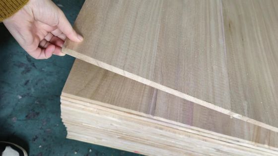 Taux d'humidité de 8% à 12% Panneau en bois massif Paulownia Bois M3 pour la décoration de la maison et du bureau