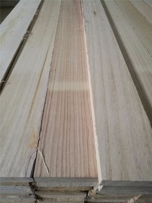 Boîtier collé de bord de paulownia blanchi pour l'armoire de coffre en bois 3 mm-55 mm