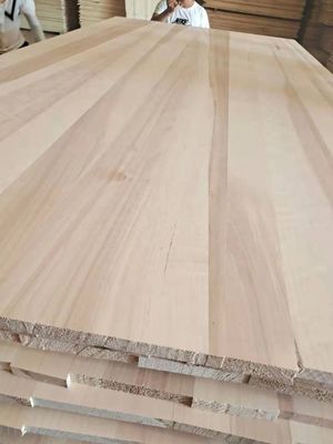 Design moderne Populus spp Planche en bois de peuplier pour meubles Contenu en humidité de 8% à 12%