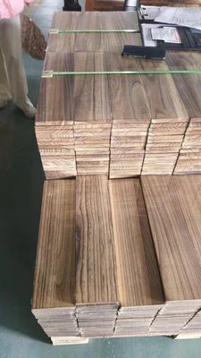 100 mm-2440 mm Longueur étagère murale étagère flottante étagère de stockage Panneau de bois de paulownia brûlé