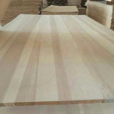 Panneau en bois de peuplier Panneau en bois massif AA AB Longueur de grade 100 mm-2440 mm Assistance technique en ligne