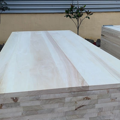 Planche de bois massif de peuplier 4X8 pour la résolution de projets Capacité certifiée FSC