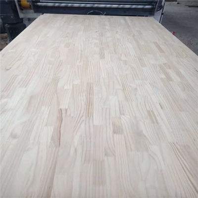 Tableau joint à doigts Finition et surface propre pour le pin Paulownia Poplar bois de caoutchouc