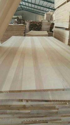 Texture naturelle Meubles en bois massif Poivre Paulownia Pin Planche bord de plaque collée