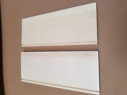 Tableau de tiroir de paulownia de peuplier finie et nette pour armoire de style contemporain