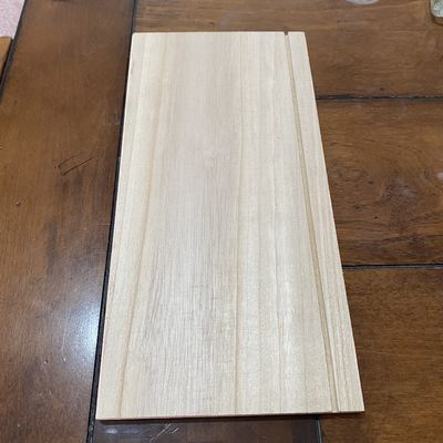 Tableau de tiroir de paulownia de peuplier finie et nette pour armoire de style contemporain