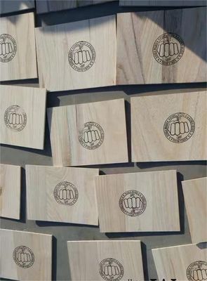 Planche en bois pour l'entraînement au taekwondo 0.6 0.9 1.5 2.0 Longueur 100mm-2440mm