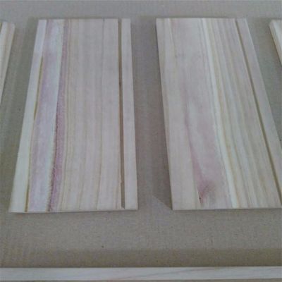 Les éclats de bois de paulownia naturels et blanchis pour les planches latérales de tiroirs certifiées FSC à 100%