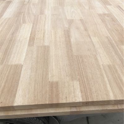 Planches en bois massif en caoutchouc à articulations à doigts Largeur 100-1220 mm pour meubles d'intérieur