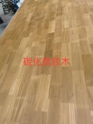 Planches en bois massif en caoutchouc à articulations à doigts Largeur 100-1220 mm pour meubles d'intérieur