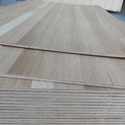 Panneaux de placage de chêne blanc de 3 mm à 50 mm certifiés FSC à 100% avec panneau de bois de Paulownia