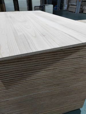 Panneaux de meubles multicouches à 100% certifié FSC avec des panneaux en bois de paulownia