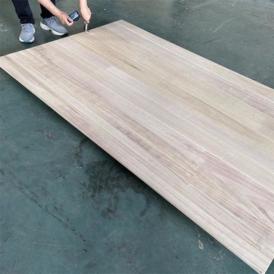 Panneaux en bois massif de paulownia naturel de qualité AB ou ABC avec finition en bois naturel blanchi