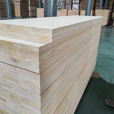 Plaque composite en bande de bois avec colle de bois massif de couleur naturelle E0/E1 colle écologique