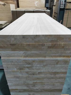 Panneau de paulownia en bois massif multicouche de taille personnalisée et épaisseur 3 mm-50 mm