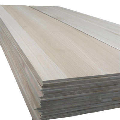 Vente de planche commune en bois massif à doigts planche de paulownia pour planche de surf