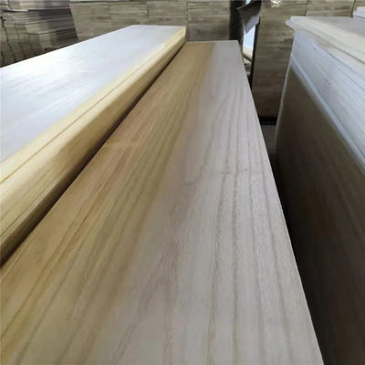 Vente de planche commune en bois massif à doigts planche de paulownia pour planche de surf
