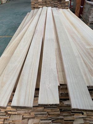 Vente de planche commune en bois massif à doigts planche de paulownia pour planche de surf