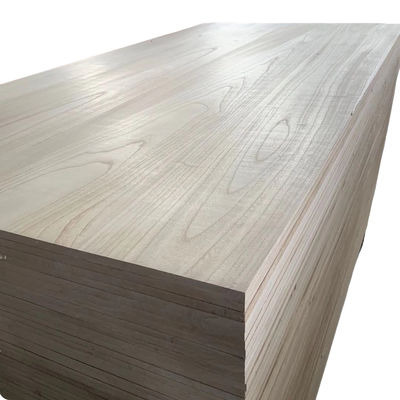 Certifié FSC, bois de paulownia, bord collé, joint à doigts, panneau de bois massif M3 pour meubles