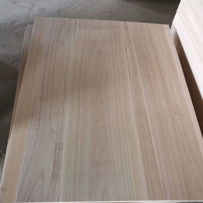 Certifié FSC, bois de paulownia, bord collé, joint à doigts, panneau de bois massif M3 pour meubles
