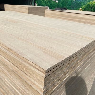 12 mm d'épaisseur Panneau de bois massif de paulownia Panneaux de bois de paulownia avec une densité de 280 à 300 kg/m2
