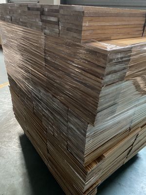 Capacités de solution de projet de planches de paulownia brûlées anciennes pour des étagères flottantes en bois