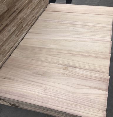 Planche en bois massif Paulownia feuille de bois pour projet d'entrepôt