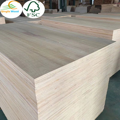 Couleur naturelle Qingfa Paulownia Planche de bois Capacité de résolution de projet en conception graphique