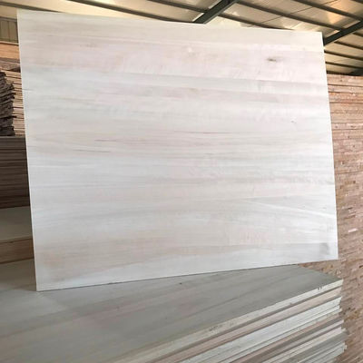 Panneau en bois massif Paulownia bois m3 au service après-vente Qingfa Inspection sur place