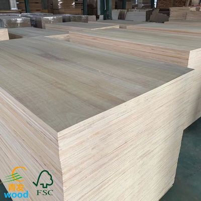 Panneaux de bois de paulownia collés épaisseur 16 mm pour le salon