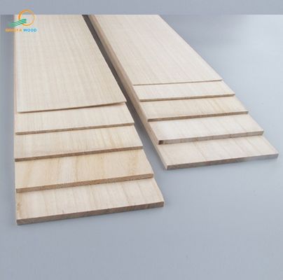 Taille personnalisée Meubles Panneau blanchi en bois doux en paulownia