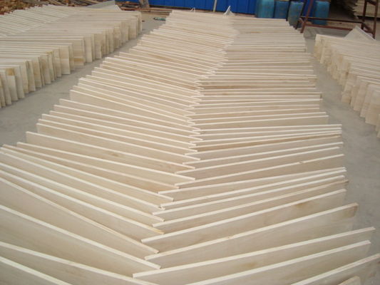 Carreaux de bois massif de paulounia de qualité BC pour feuilles de paulounia naturelles ou blanchies
