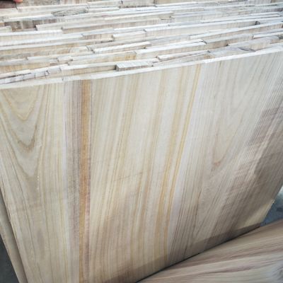 bois de paulownia taille personnalisée planches de bois blanchies sans nœuds 1220x2440mm