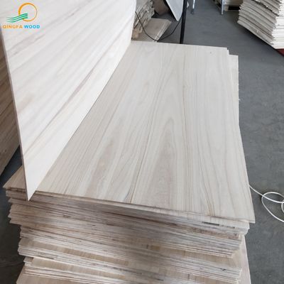 Bois de paulownia naturel ou blanchi 2440x1220 mm M3 Pour panneaux en bois massif